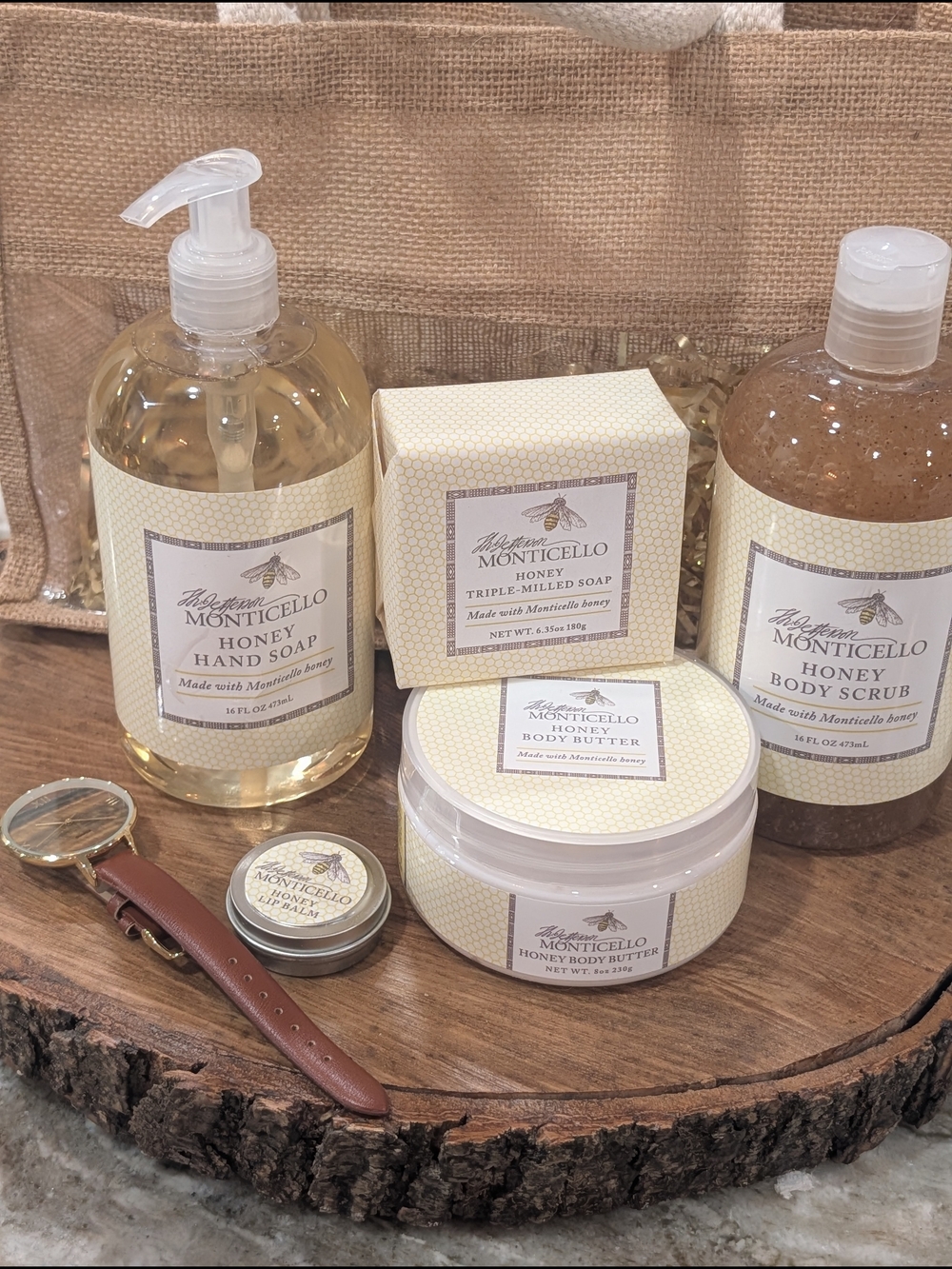 Monticellos Honey Bath & Body Set - Picture 3 of 8